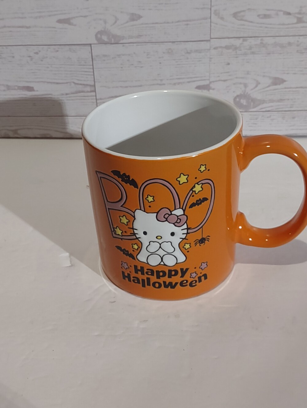 Hello Kitty Orange BOO Halloween Mug